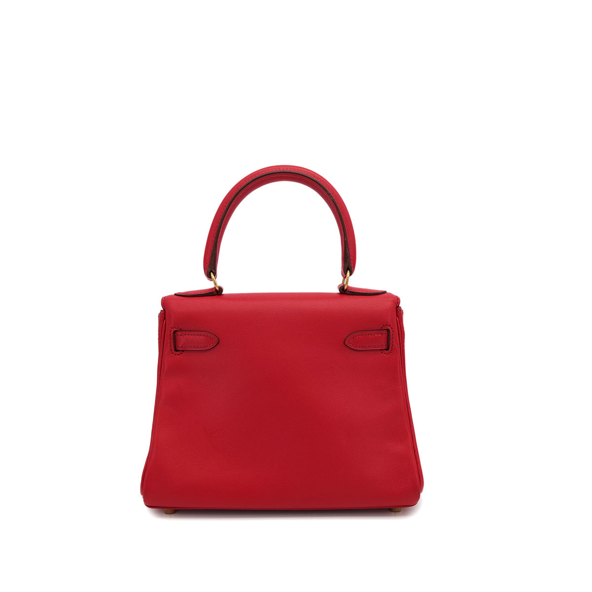 HERMES MINI KELLY 20 RETOURNE ROUGE VIF VEAU SWIFT HAND SHOULDER BAG □D GOLD HARDWARE 90307839 - PURPOSE