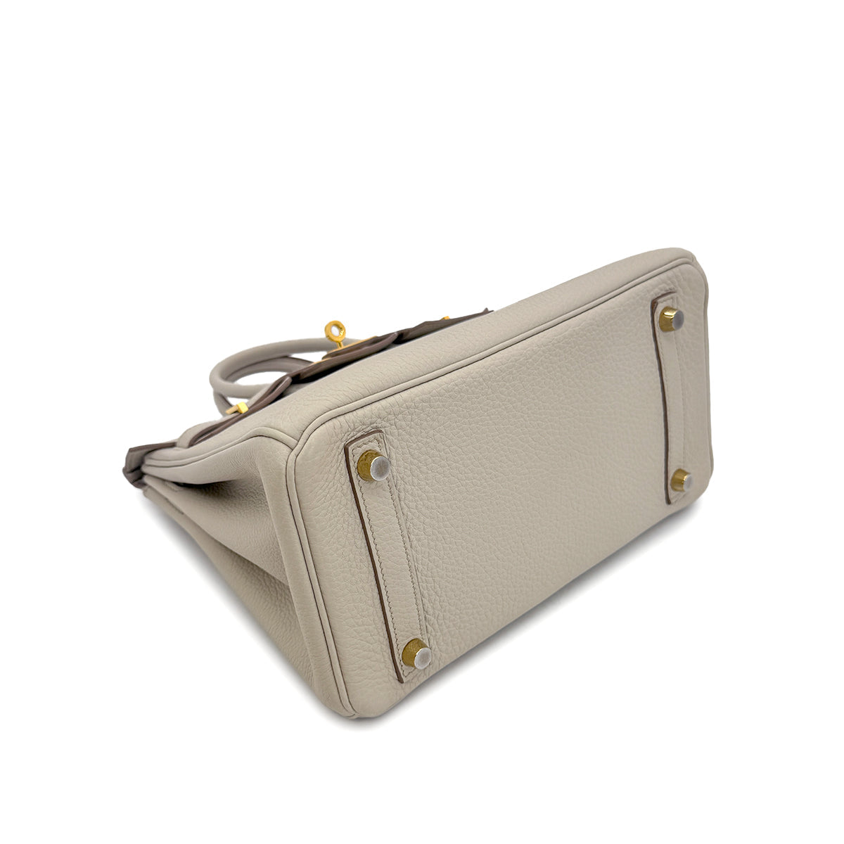 HERMES BIRKIN 25 BETON TOGO HAND BAG U GHW 90309136