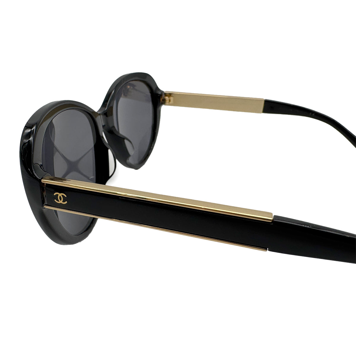 CHANEL VINTAGE SUNGLASSES COCOMARK BLACK EYEWEAR 90310246 - PURPOSE