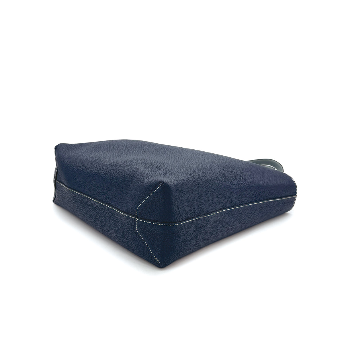HERMES DOUBLE SENS 36 CIEL BLEU DE MALTE TAURILLON CLEMENCE TOTE SHOULDER BAG □P 90310256 - PURPOSE