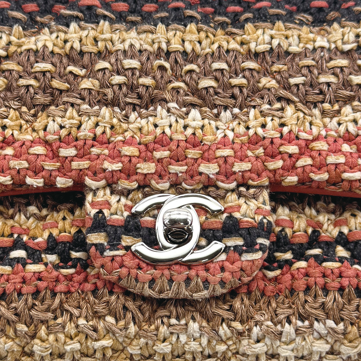CHANEL CHAIN SHOULDER BAG MULTICOLOR TWEED 90310276