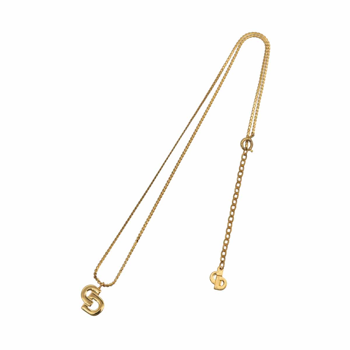 CHRISTIAN DIOR NECKLACE CD LOGO GOLD ACCESSORY 90310286 - PURPOSE