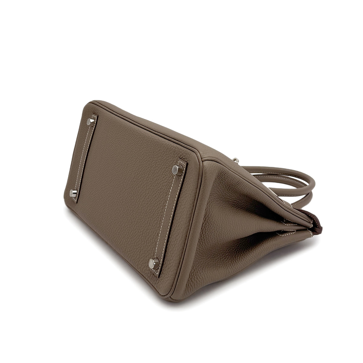 HERMES BIRKIN 30 ETOUPE TOGO HAND BAG R PALLADIUM HARDWARE 90310322 - PURPOSE