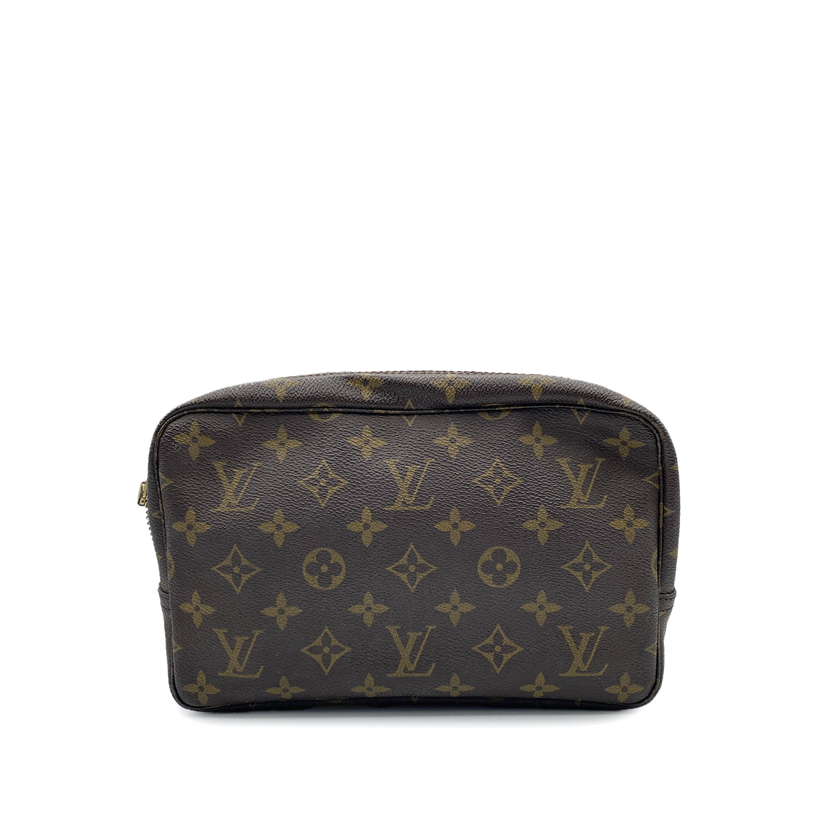 LOUIS VUITTON MONOGRAM TROUSSE TOILETTE 23 CLUTCH BAG BROWN M47524 90312583