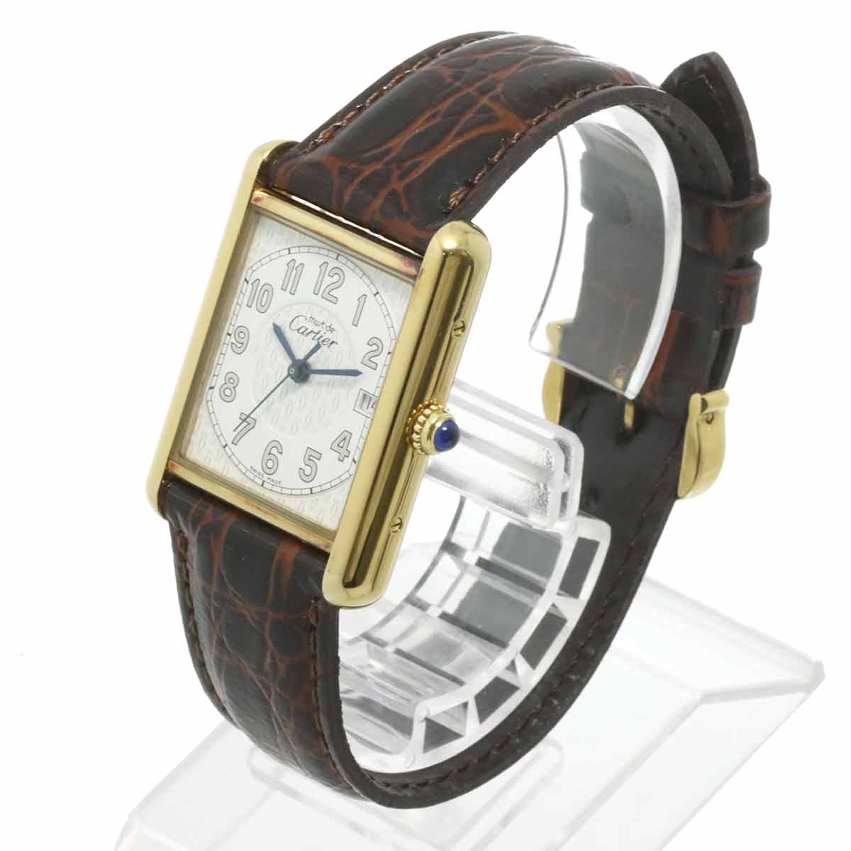 Cartier Must Tank Vermeil XL W1013954 Men's Watch White SV925 Quartz Watch Must Tank Cartier 90317684