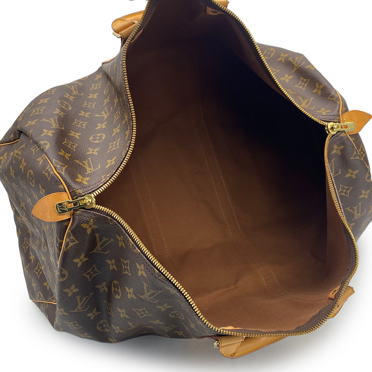 LOUIS VUITTON MONOGRAM KEEPALL 55 LUGGAGE BROWN M41424 90318284