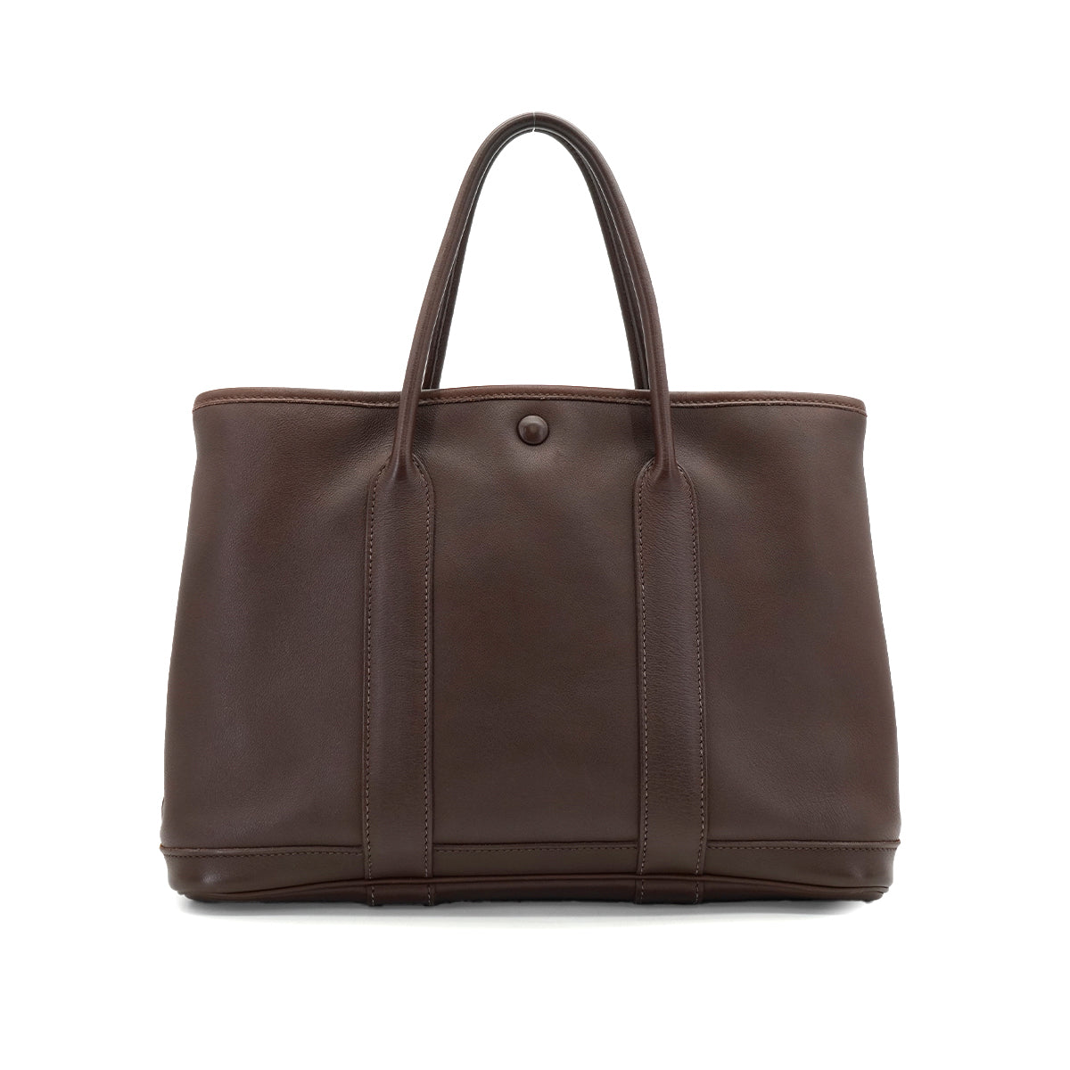 HERMES GARDEN PARTY TPM HAVANE VEAU GULLIVER HAND BAG 2005 SQUARE I 90318616