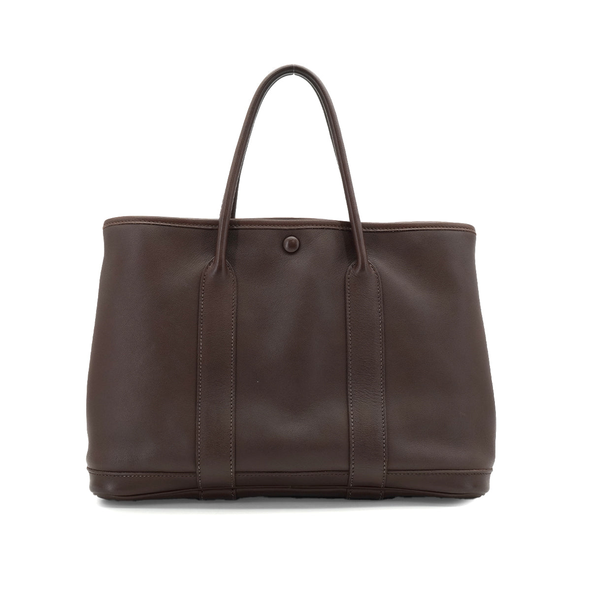 HERMES GARDEN PARTY TPM HAVANE VEAU GULLIVER HAND BAG 2005 SQUARE I 90318616