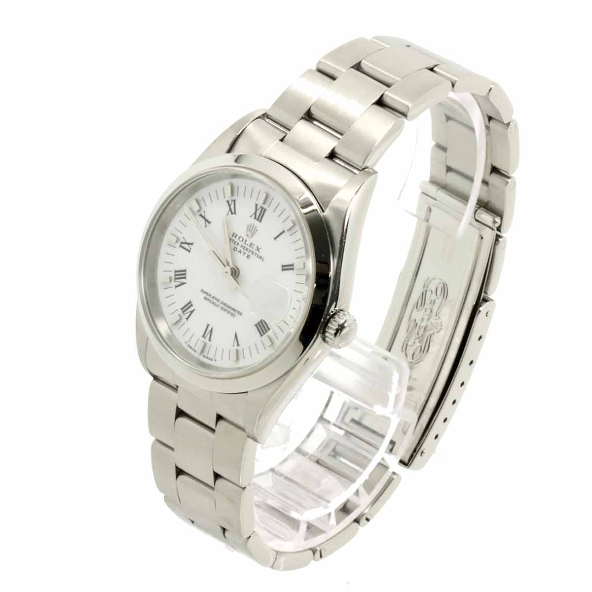 ROLEX Oyster Perpetual Date 15200 S-serial Men's Watch White Automatic Self-winding Watch Oyster Perpetual Date Rolex 90324520