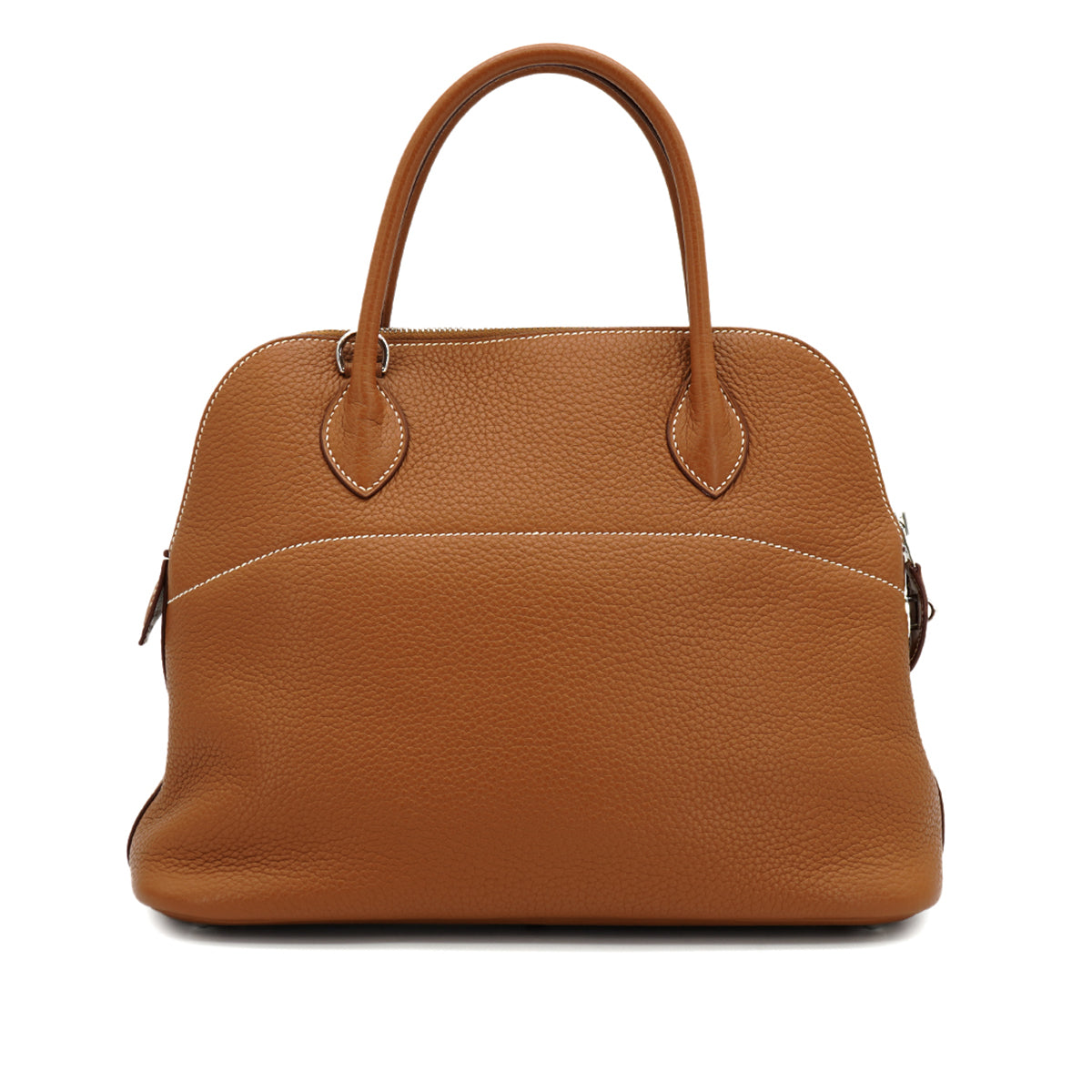 HERMES BOLIDE 35 GOLD TAURILLON CLEMENCE HAND SHOULDER BAG 2013 SQUARE Q PALLADIUM HARDWARE 90334128