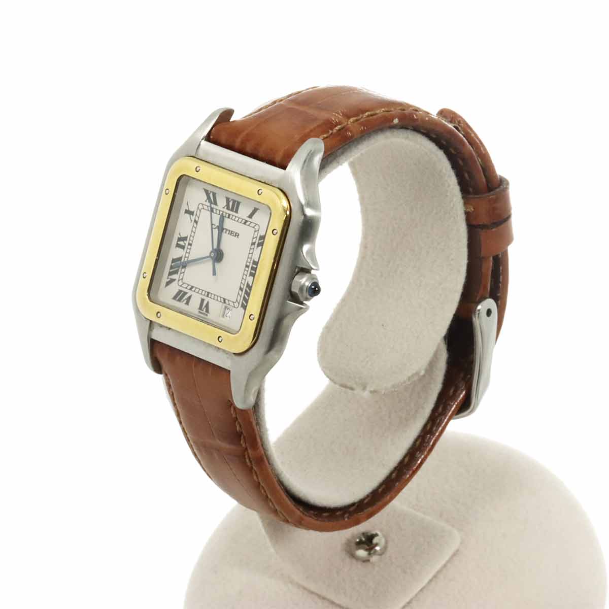 Cartier Panthère MM W250285A Date Two-Tone Boys' Watch, Date, Ivory, YG Yellow Gold, Quartz, Panthère, Cartier 90336128
