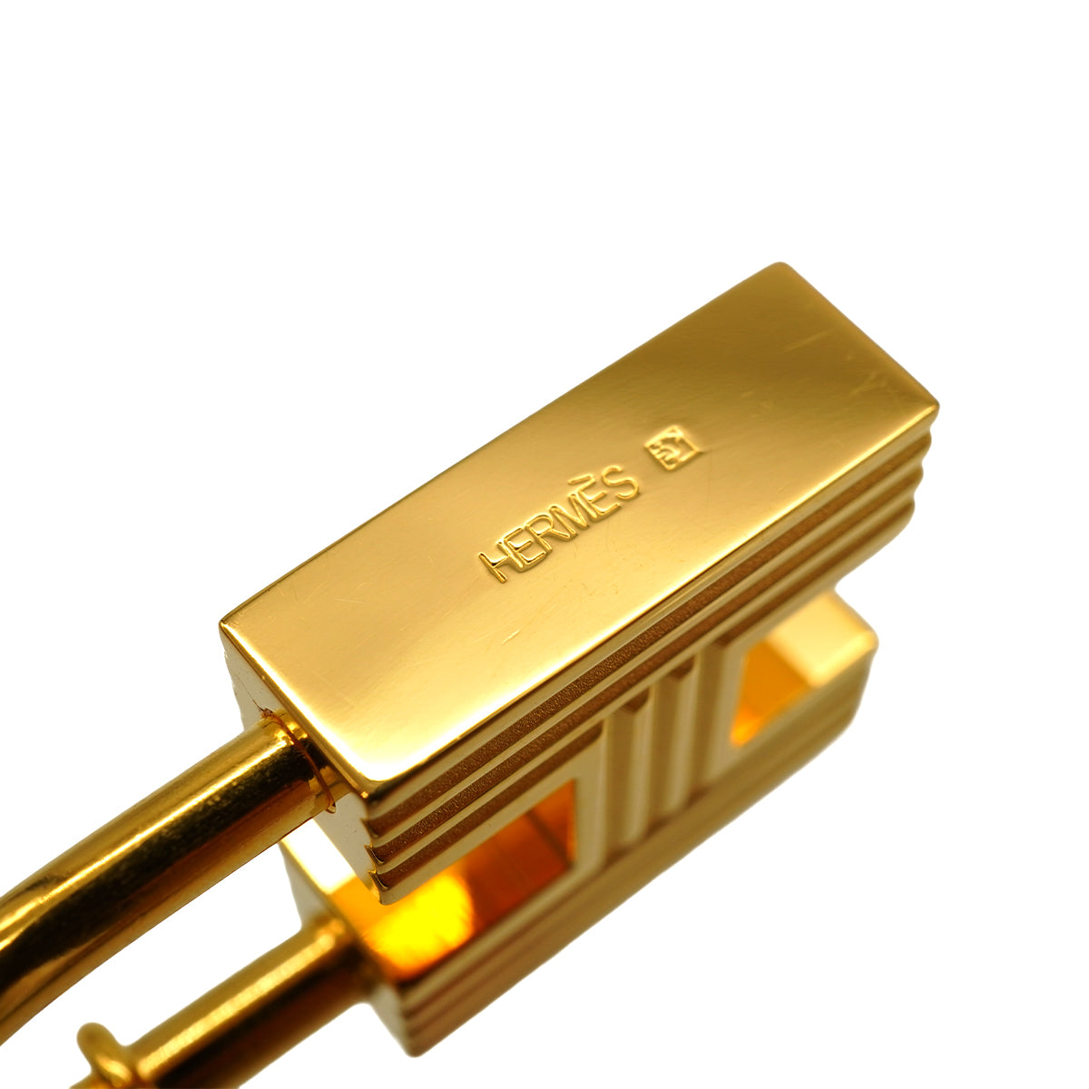 HERMES CHARM CADENA PREMIERS PAS DANS LE SIECLE CLASSIC H 2000 GOLD ACCESSORY 90341465