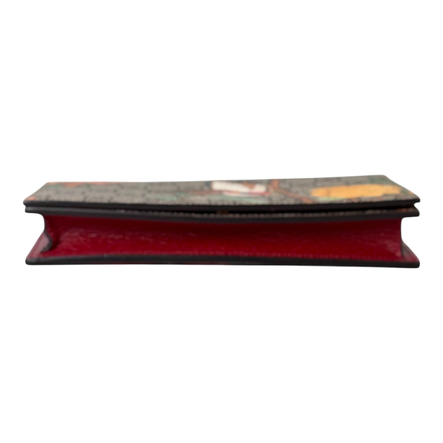 Gucci GG Supreme Monogram Tian Wallet On Chain