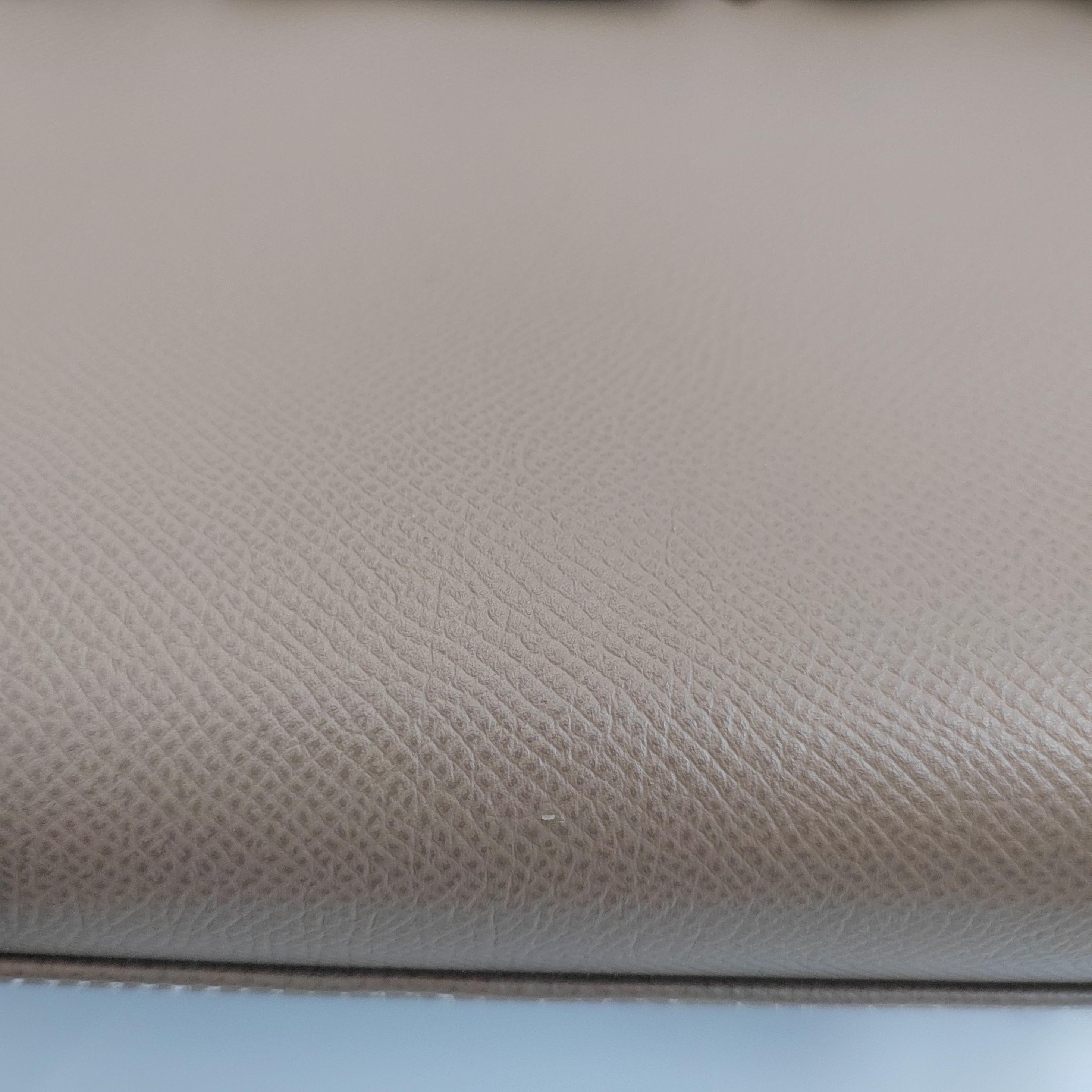 Hermès Birkin 30 Etoupe Epsom Leather  GHW -Stamp Z