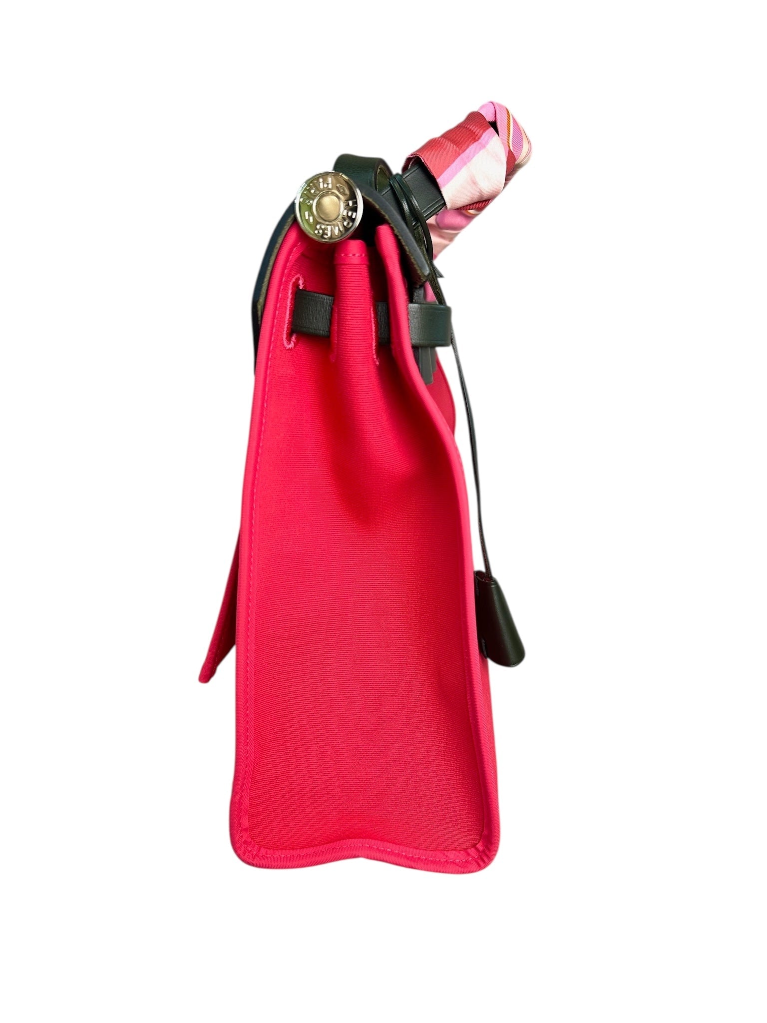 Hermes Pink Herbag Zip 31 - Full Set