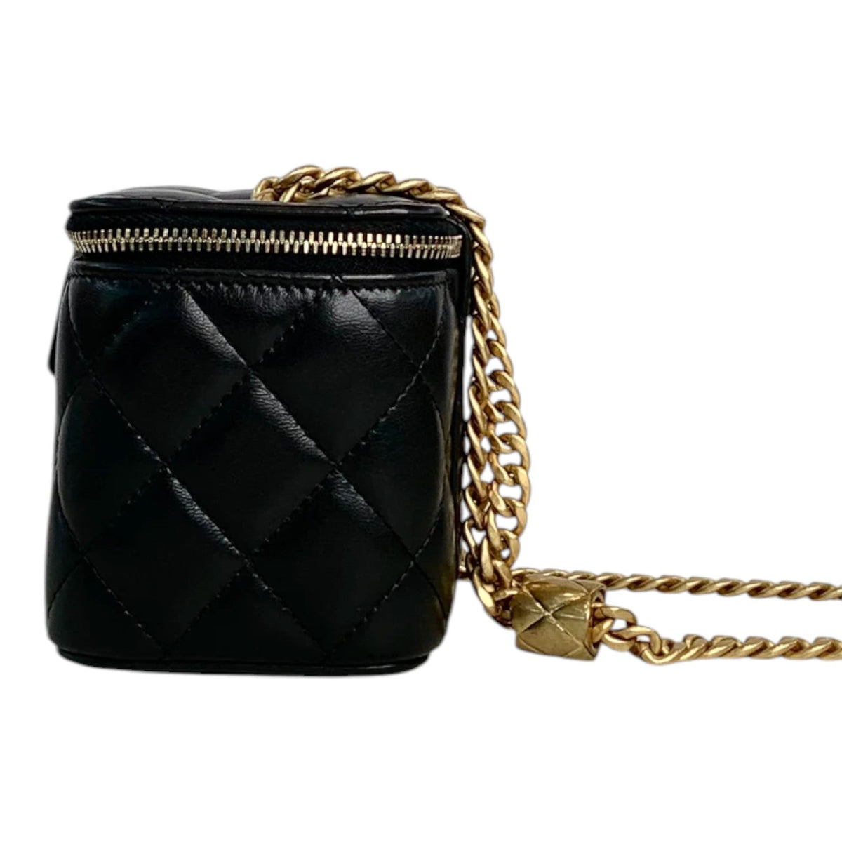 Chanel Vanity Box Black with Pearl Crush - Full Set