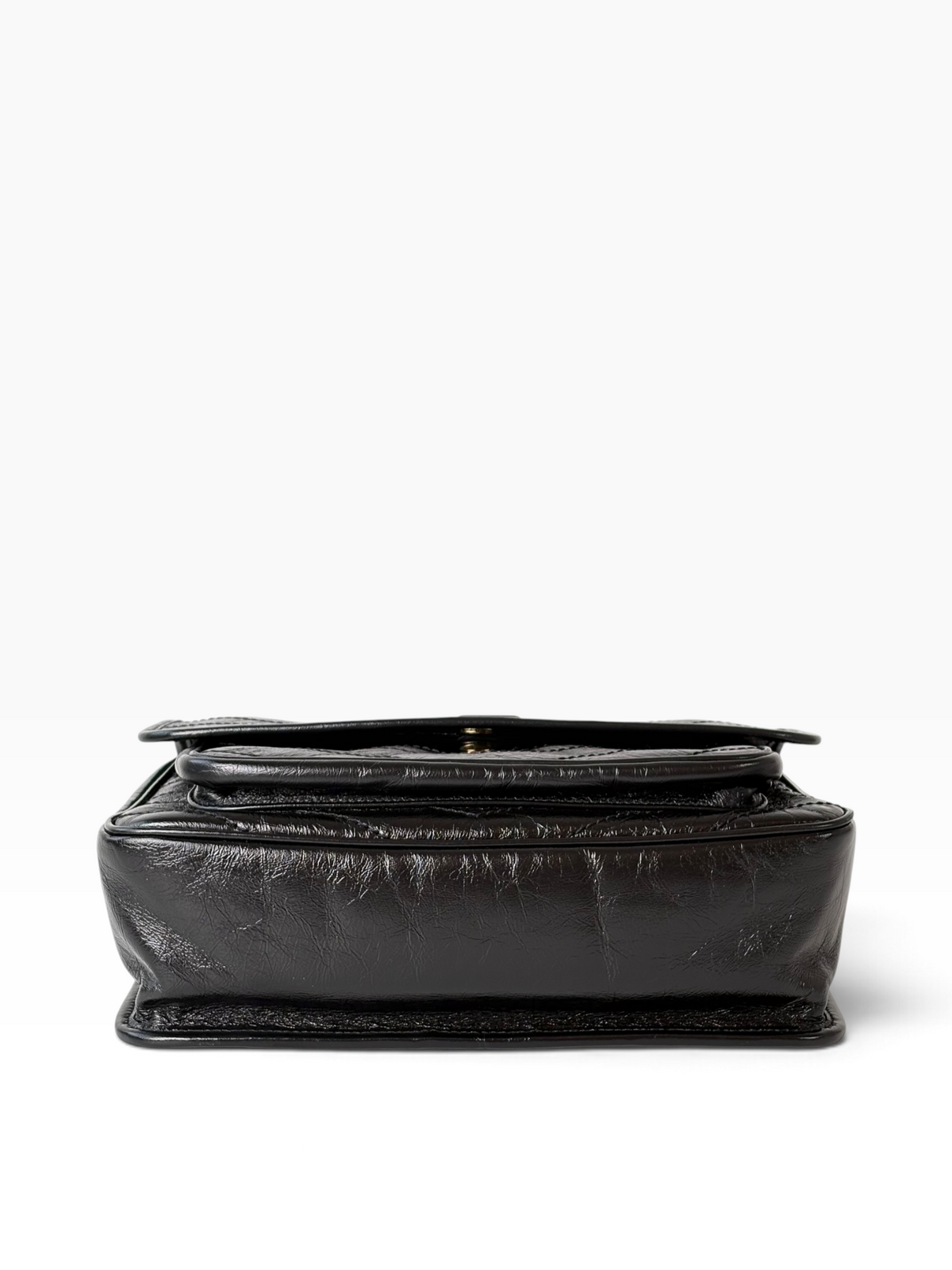 YSL Niki Medium Black Bag with Gold Hardware