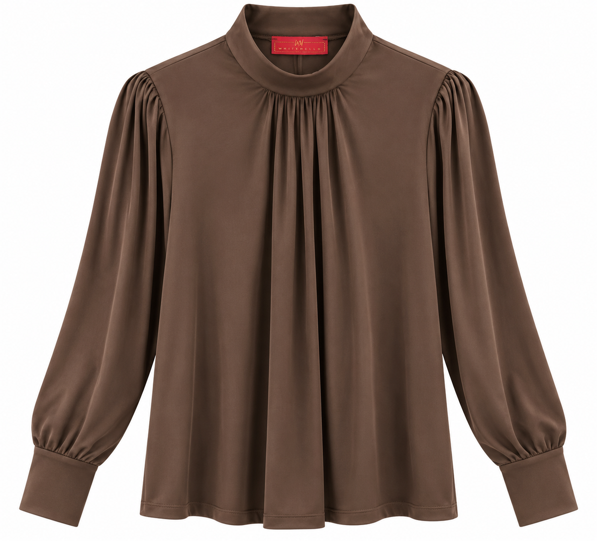 SHIRT MAUD BROWN COTTON MCL13494