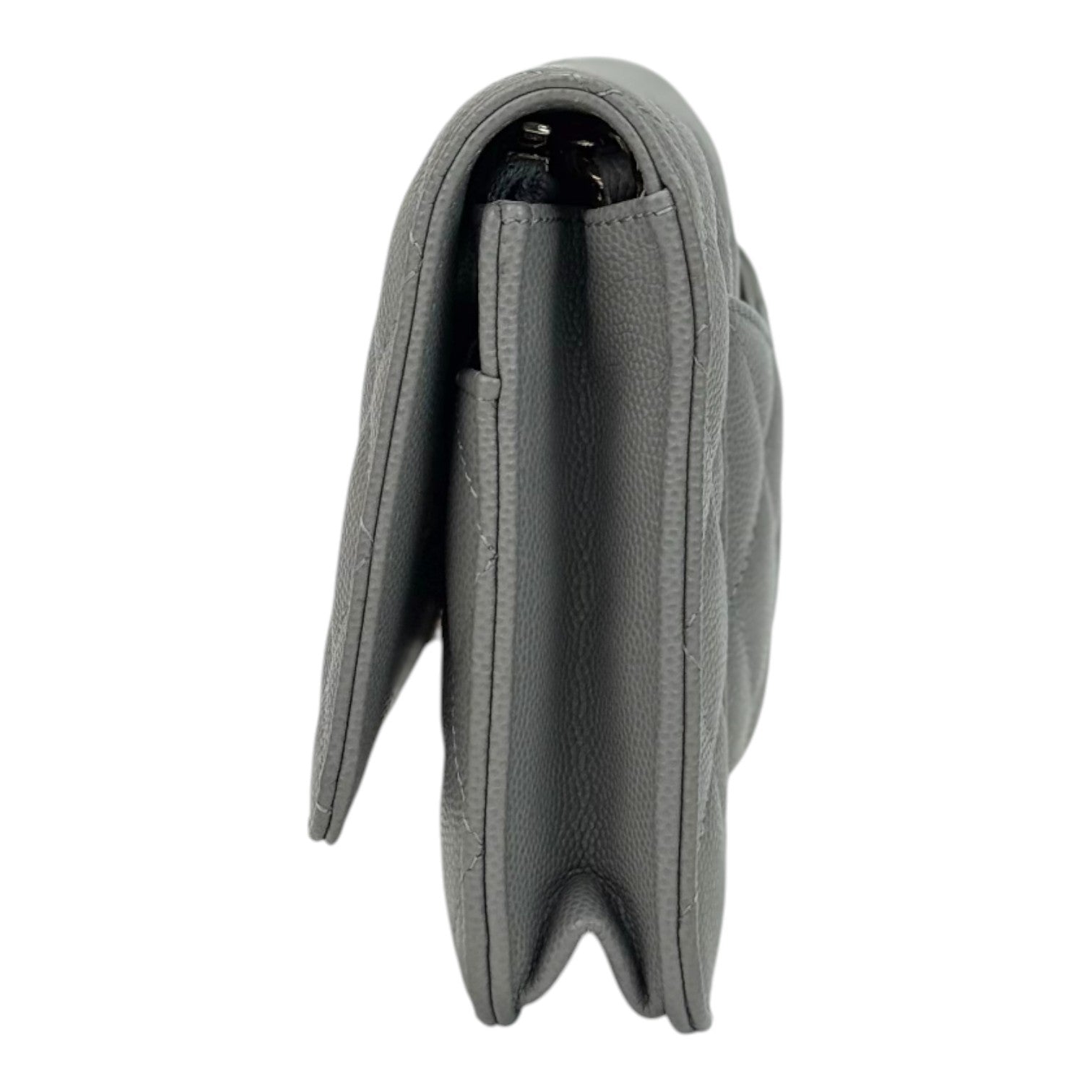 Chanel Wallet on Chain Gray Caviar Bag