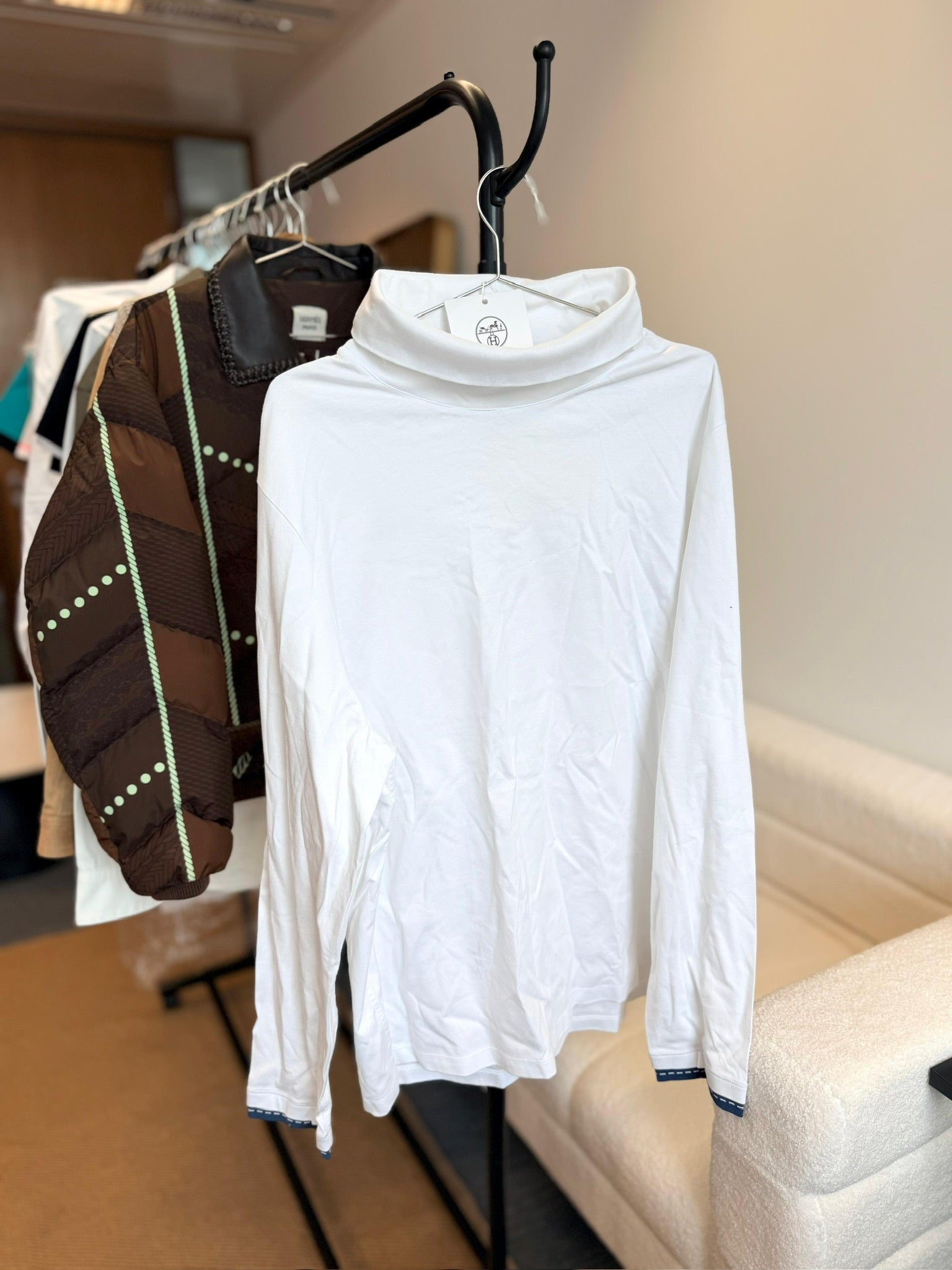 Hermès cotton cloth size Large