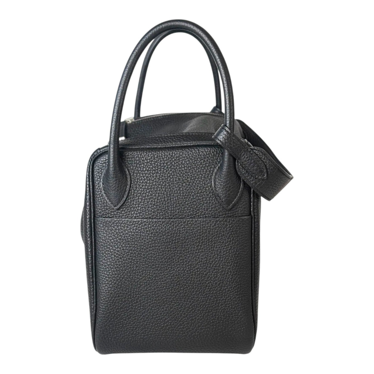 Hermes Lindy 30cm Bag in Black Clemence with PHW