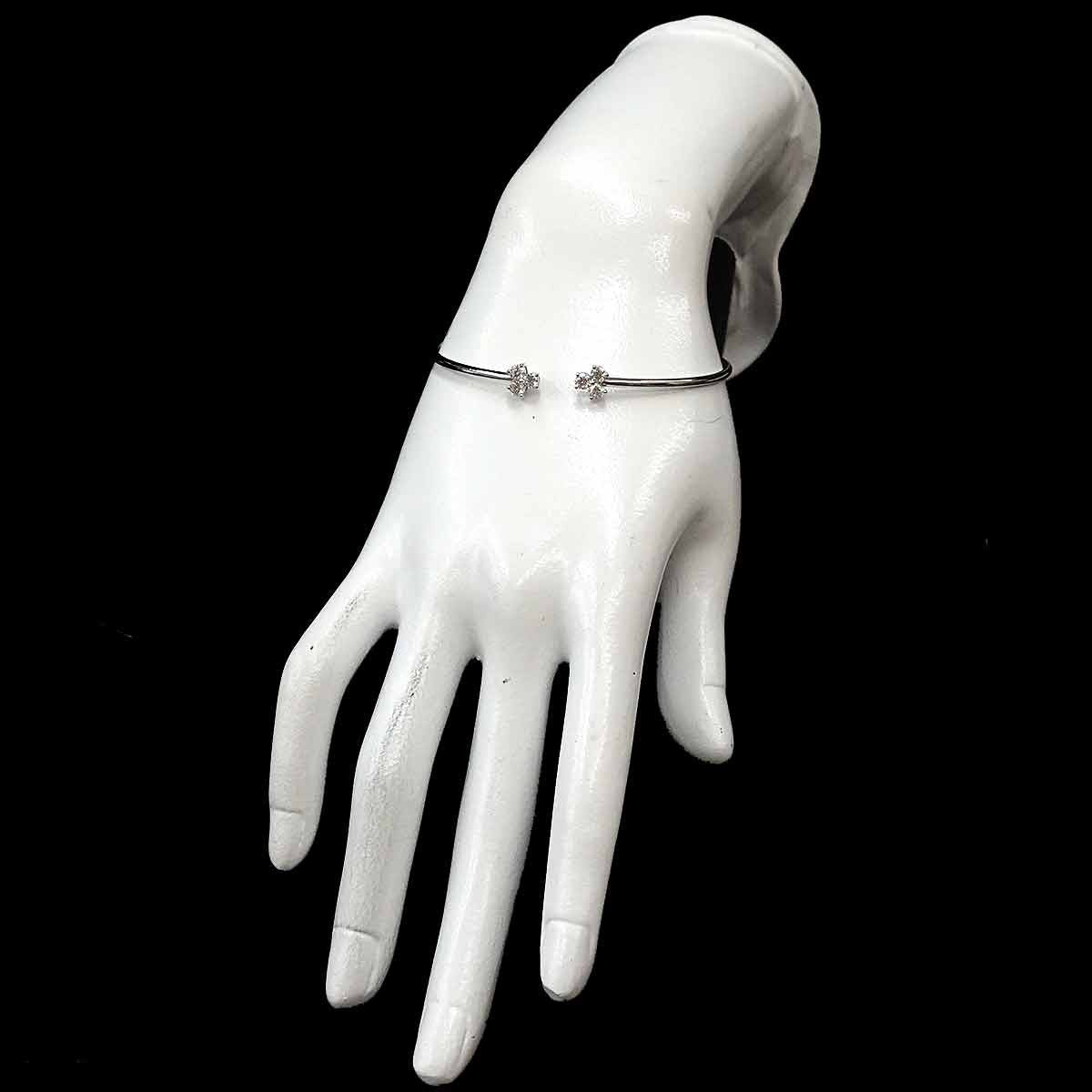 TIFFANY Co. Aria Diamond Bracelet 18K White Gold 750 902932476