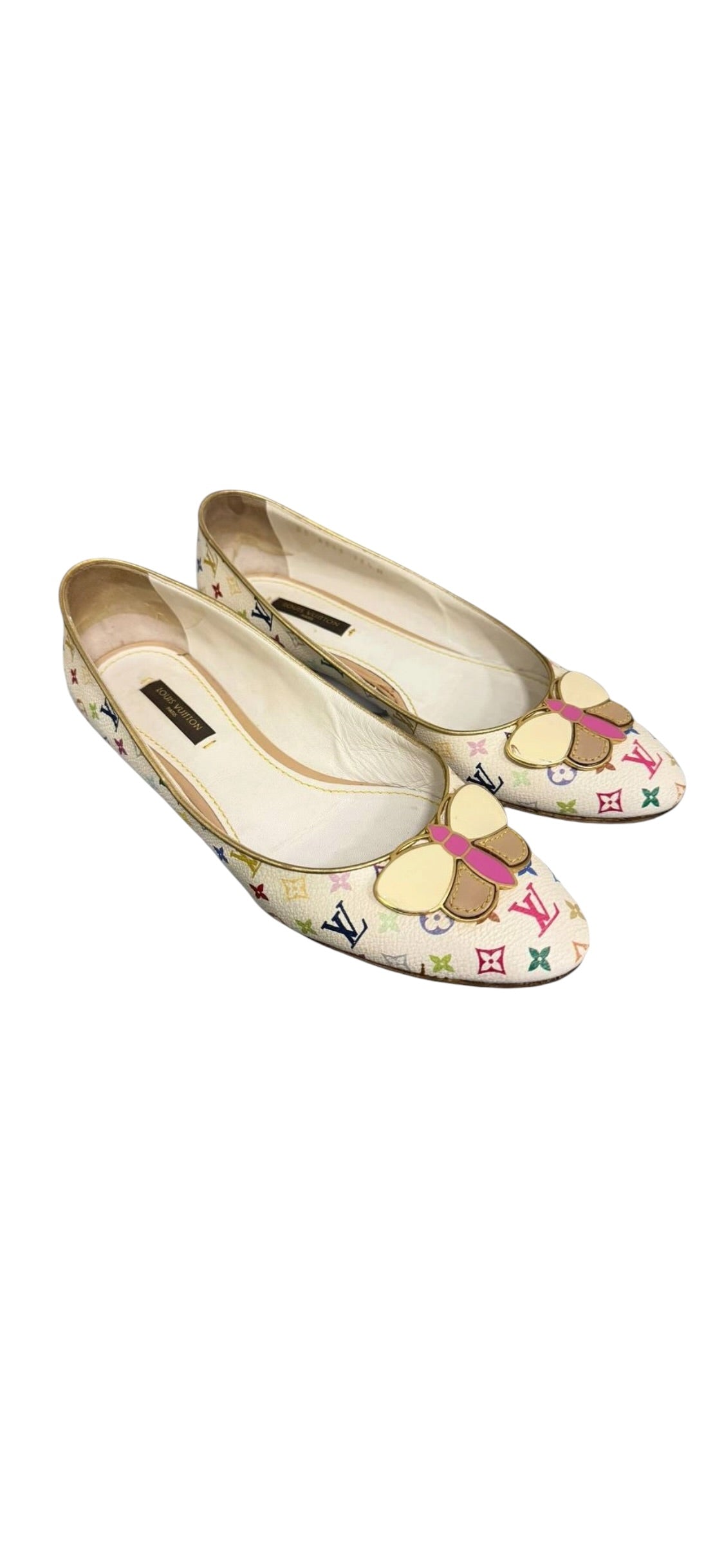 Louis Vuitton Multicolour Murakami Flats Sz36.5 DLT8400