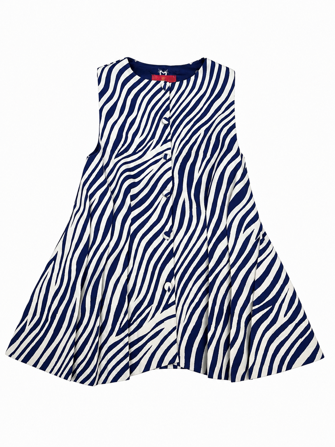 JACKET COLLINS ZEBRA CREPE BANDANA BLUE MCL13122