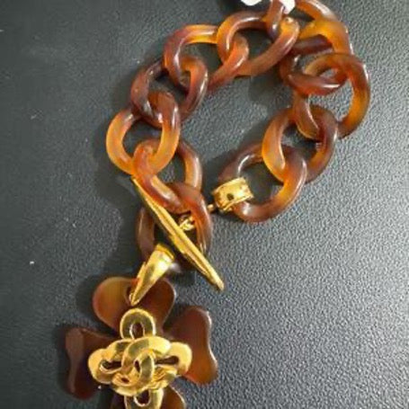 CHANEL Tortoise Shell bracelet LZ411008