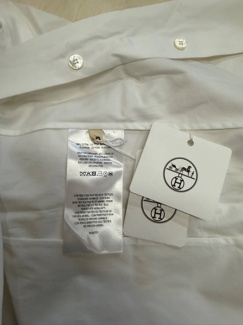 Hermès Shirt Dress - White