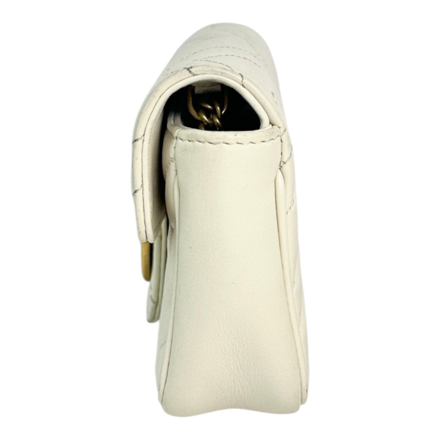 Gucci Mini White Marmont Bag