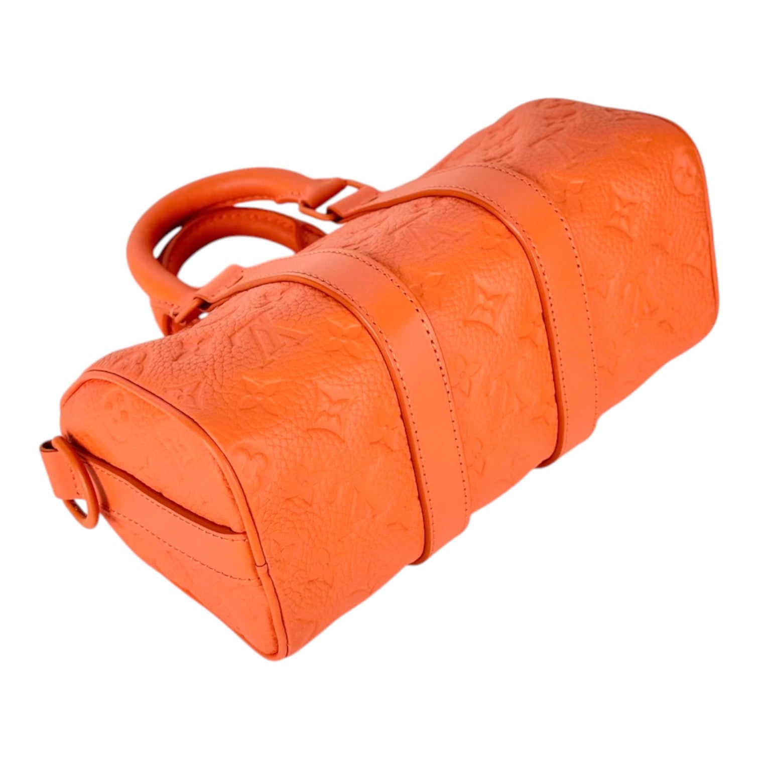 Louis Vuitton Orange 25cm Monogram Keepall with Strap