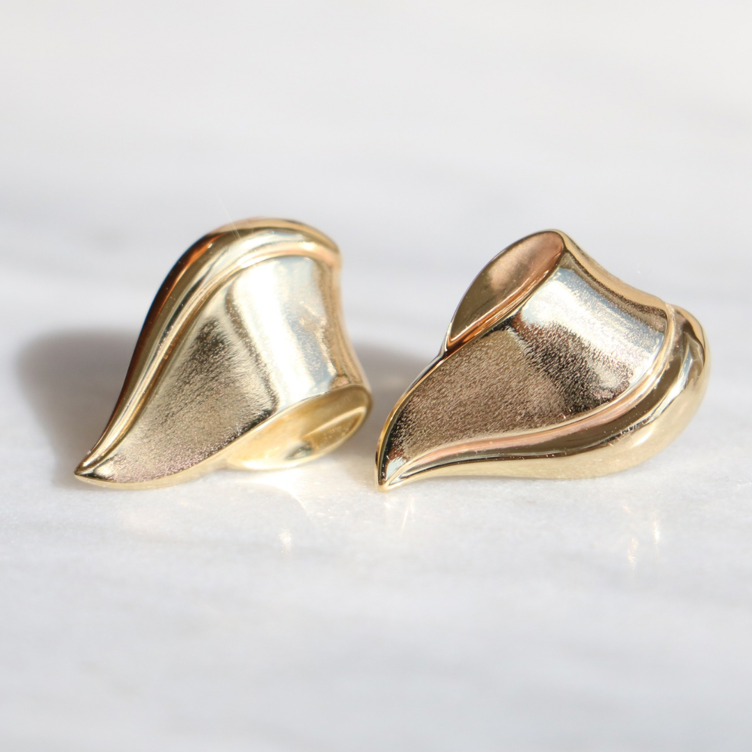 9ct Gold Vintage Earrings