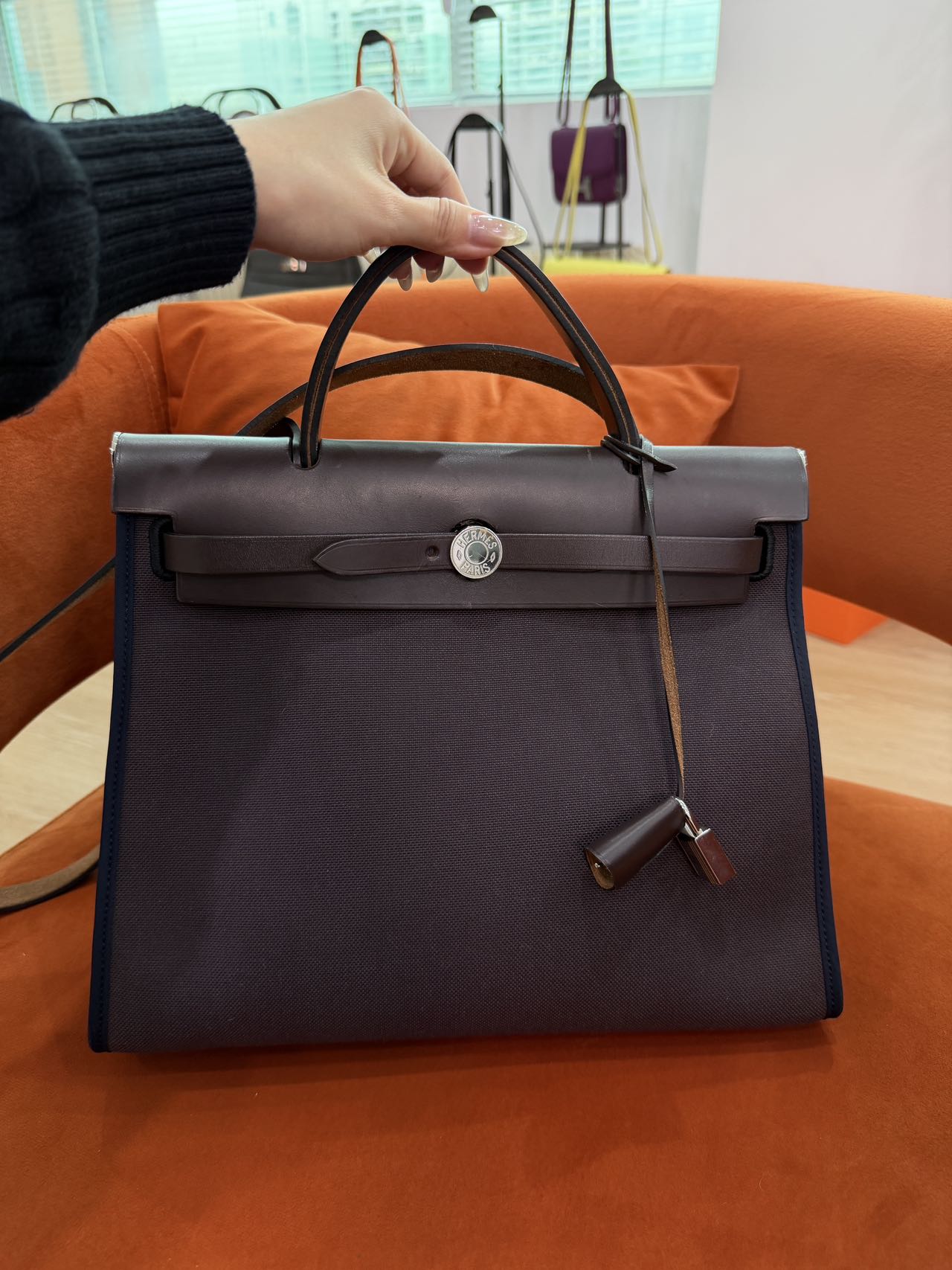 Hermès Herbag 31 Ebene Stamp X