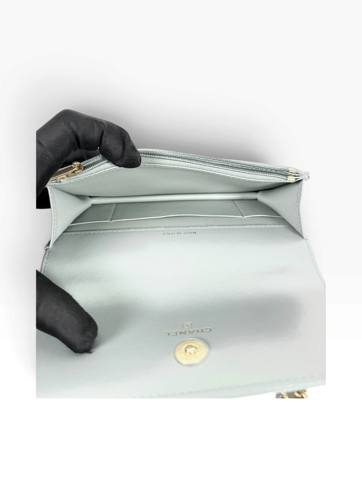 Chanel Light Green WOC Bag