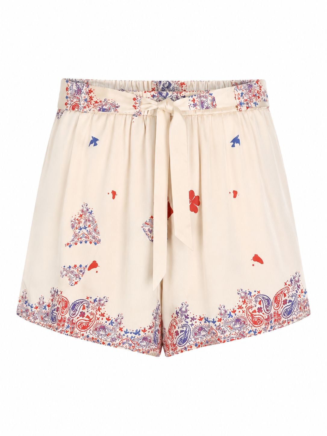 SKORT PLACEMENT BANDANA DOVE BEIGE RED  MCL11641