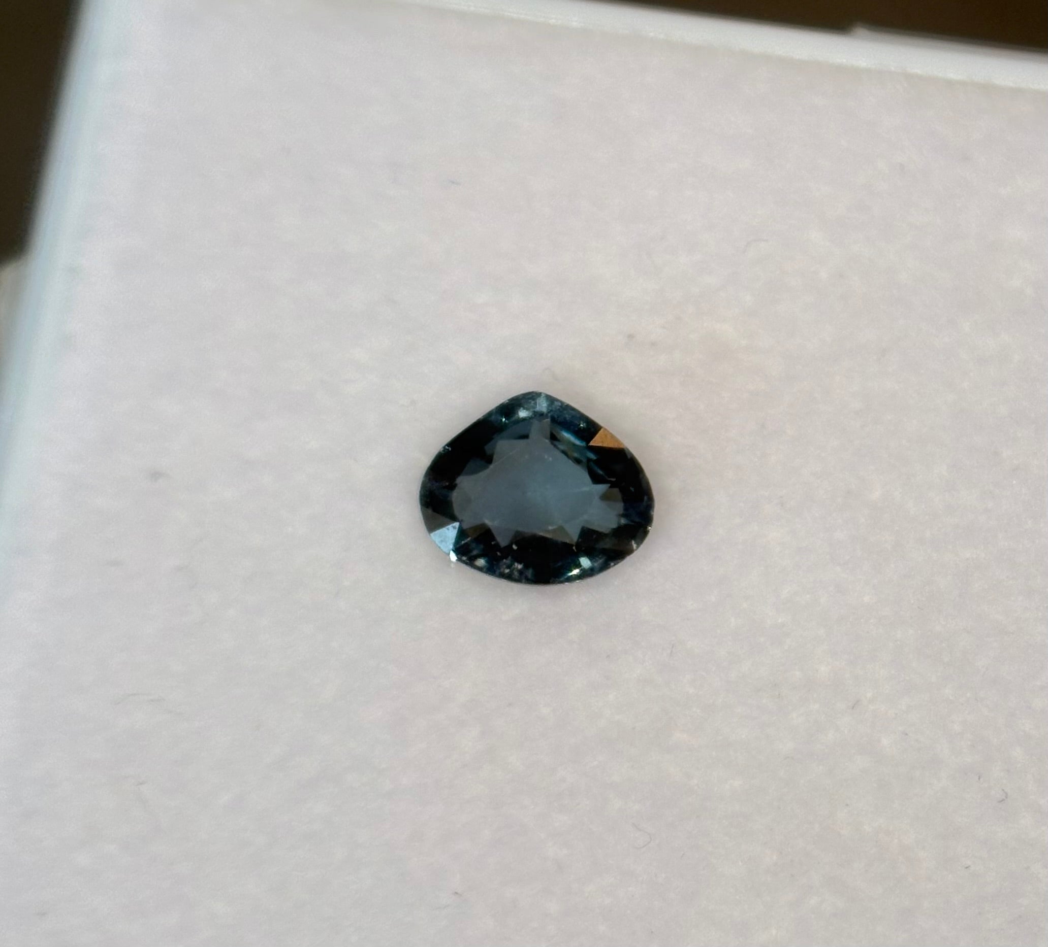 1.07ct Metallic Blue Spinel Pear DXBCS1560
