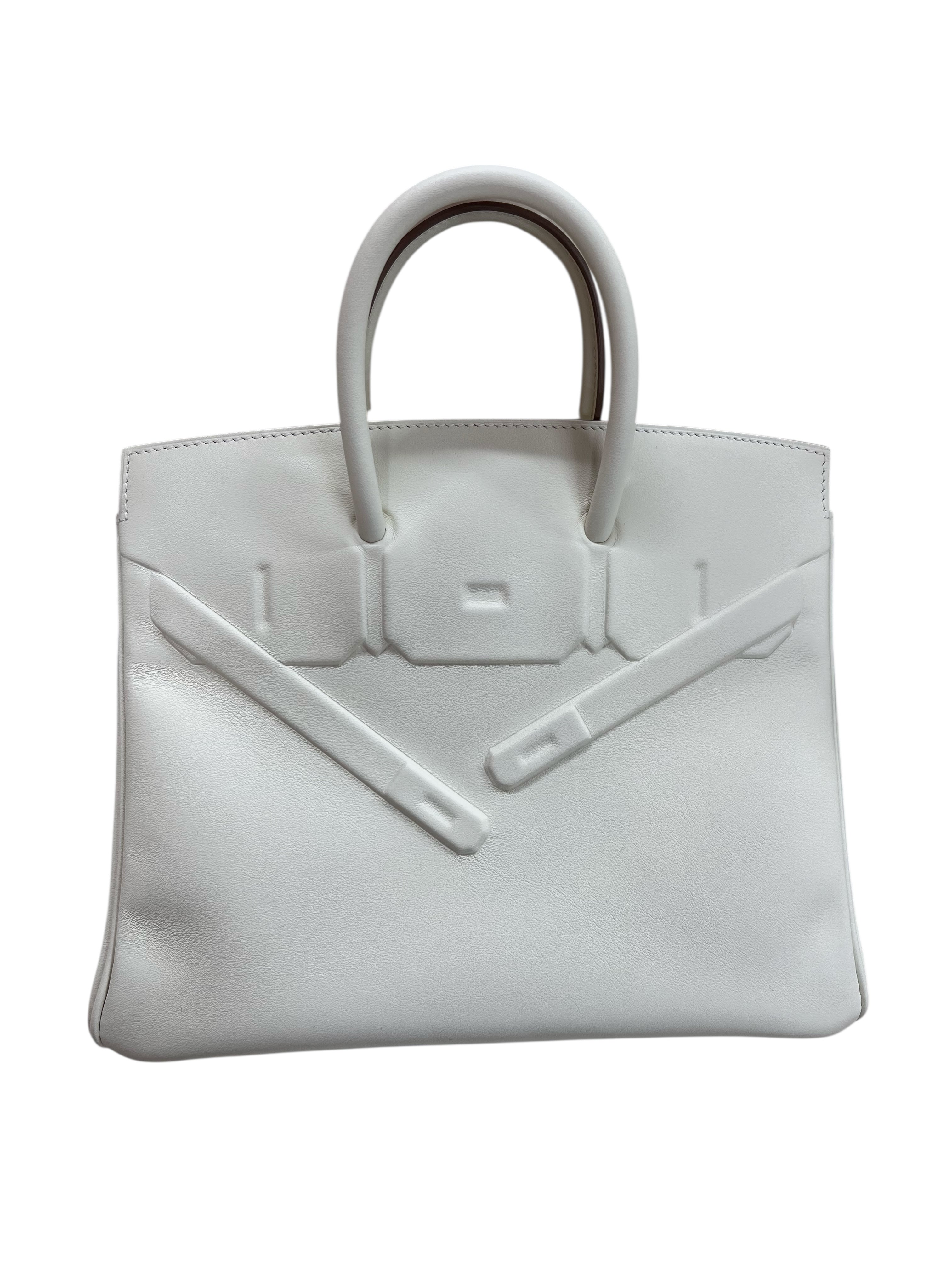 Hermes Birkin 25 Shadow Mushroom Swift PHW #W SKCJB-188903