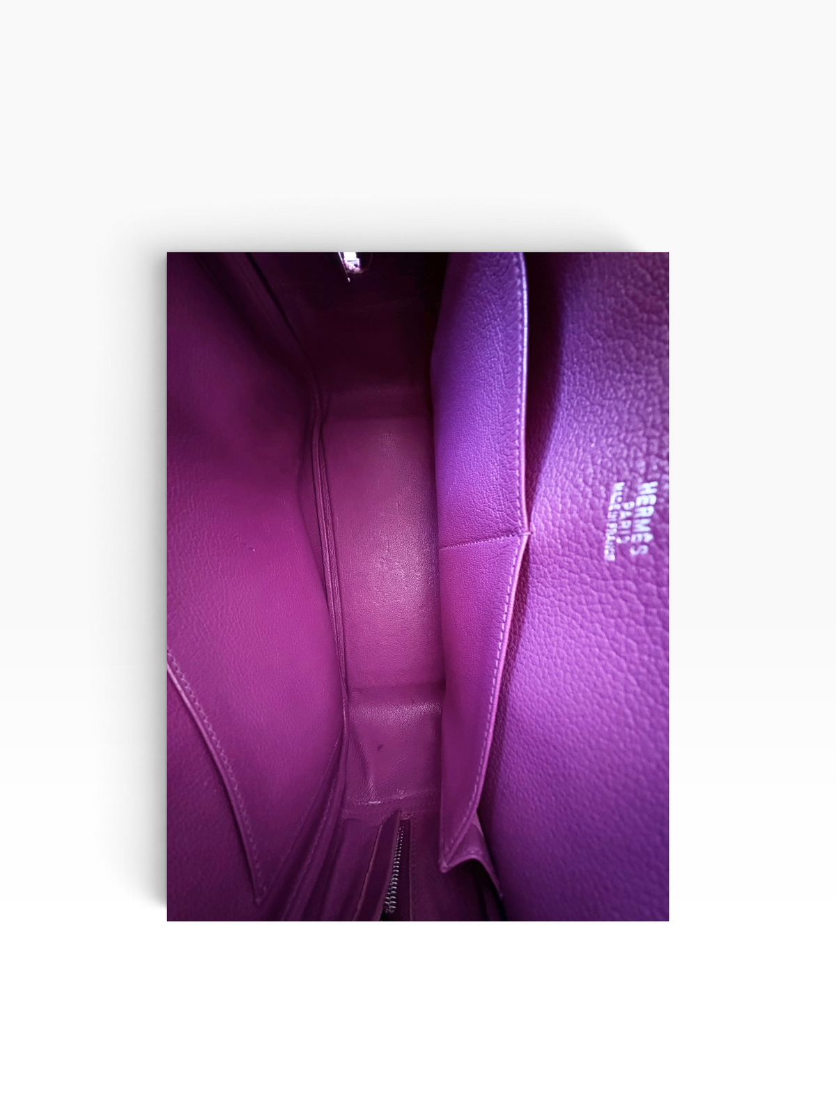 Hermes Purple Plume 28 in Epsom