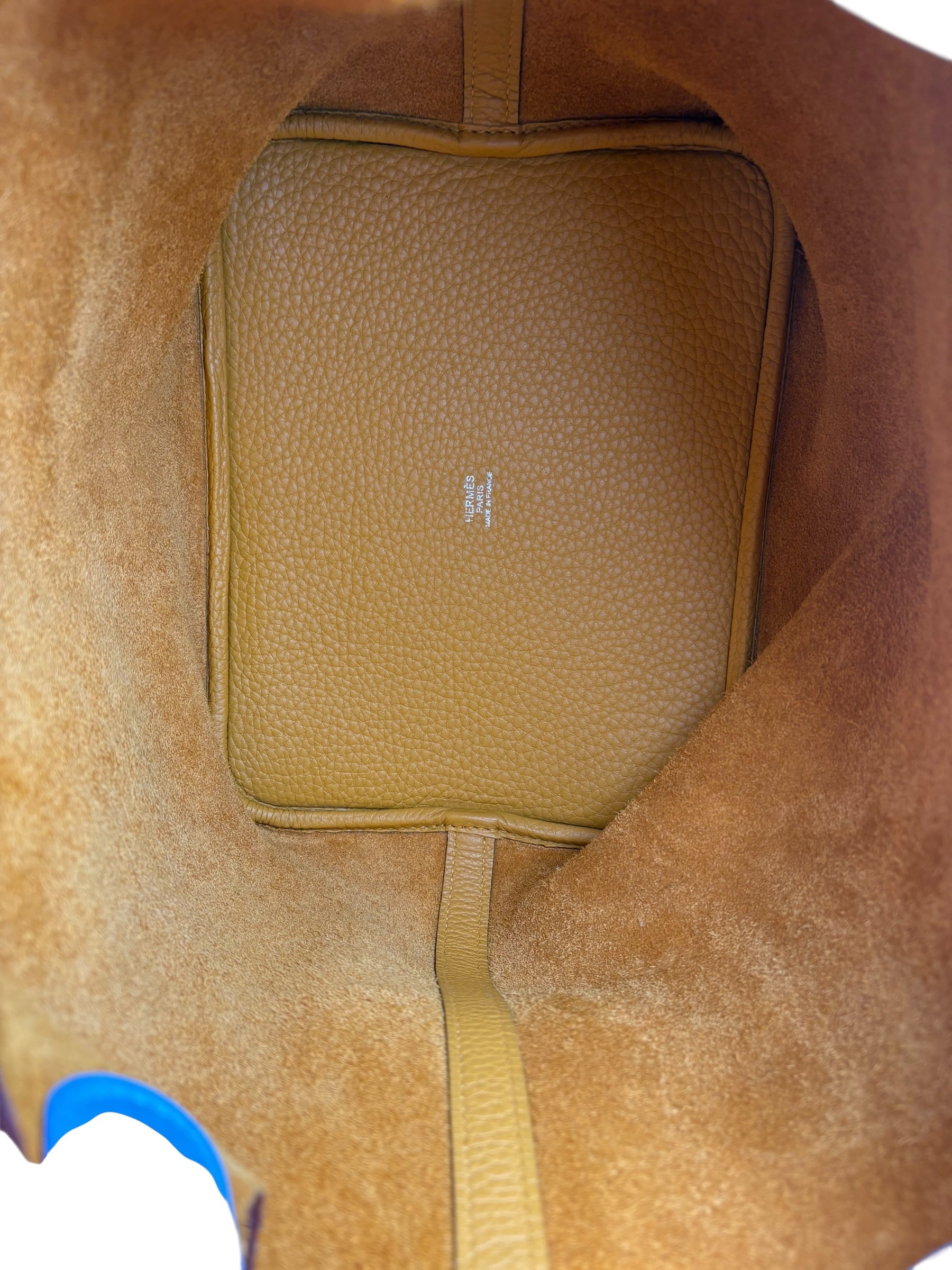 Hermes Picotin 22 Amber Clemence