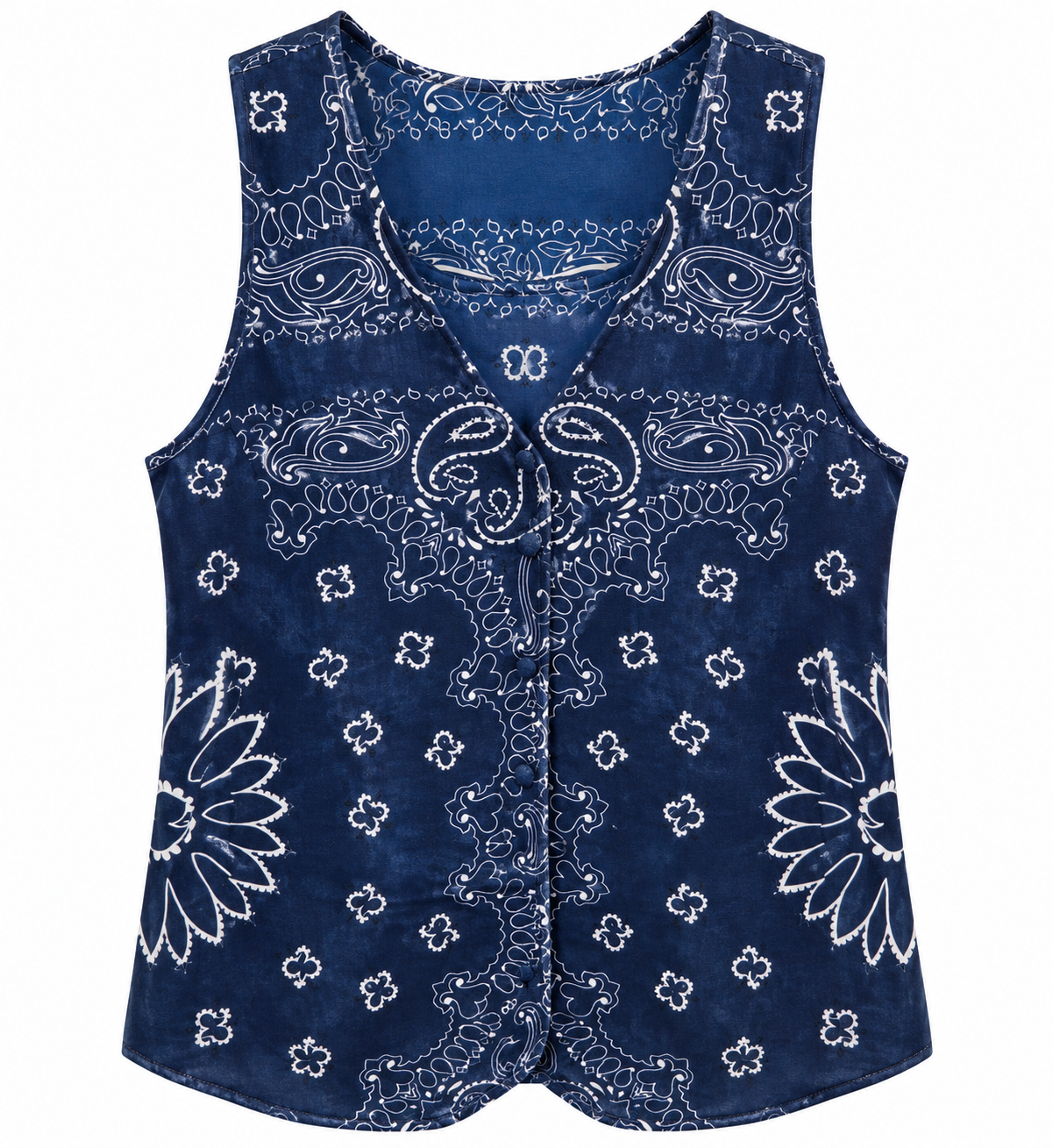 WAISTCOAT VELVET BANDANA SILK LINING MCL13268