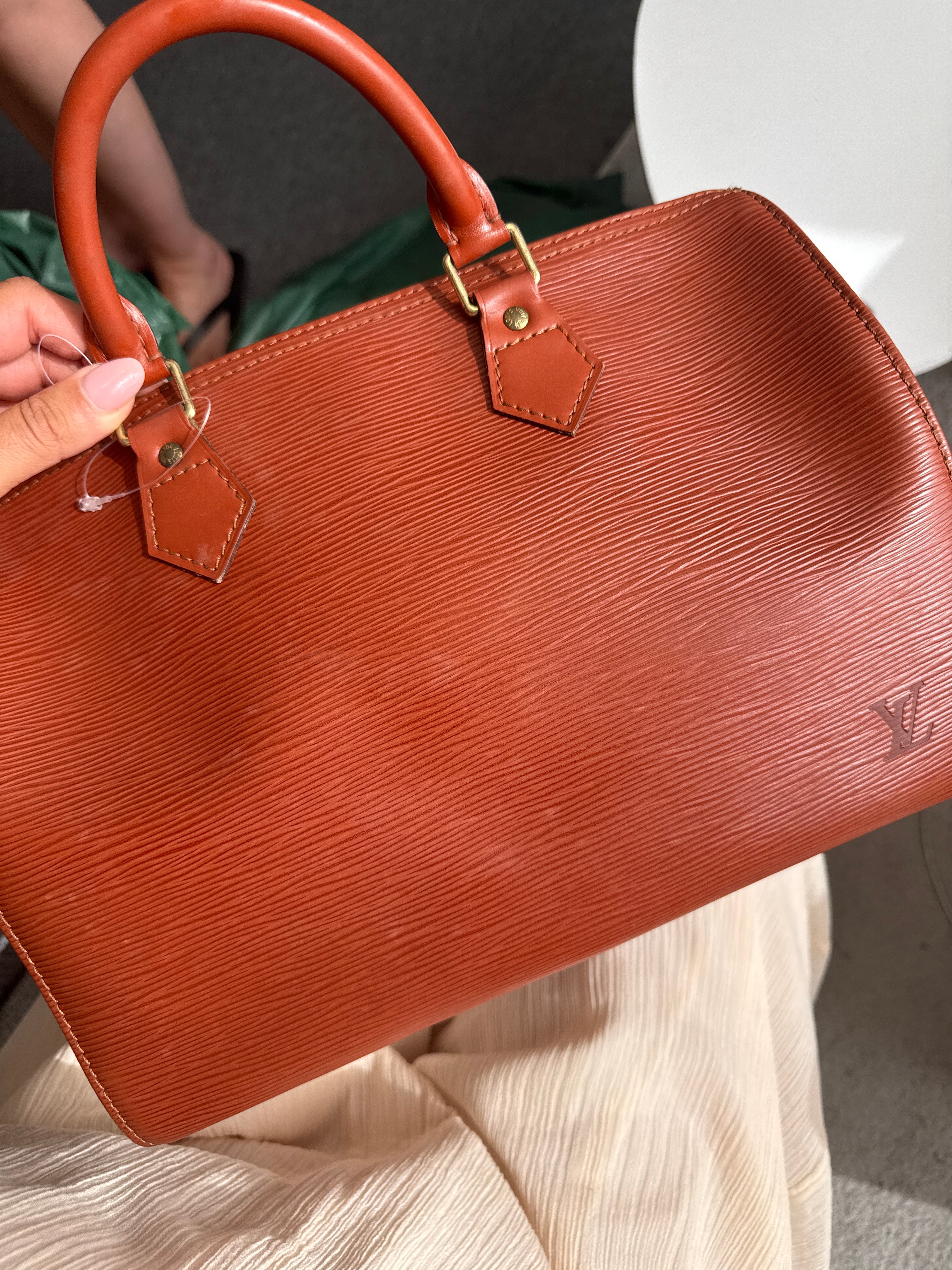 Louis Vuitton Speedy 30 Epi Orange ikd1o66ca7 AKC0913