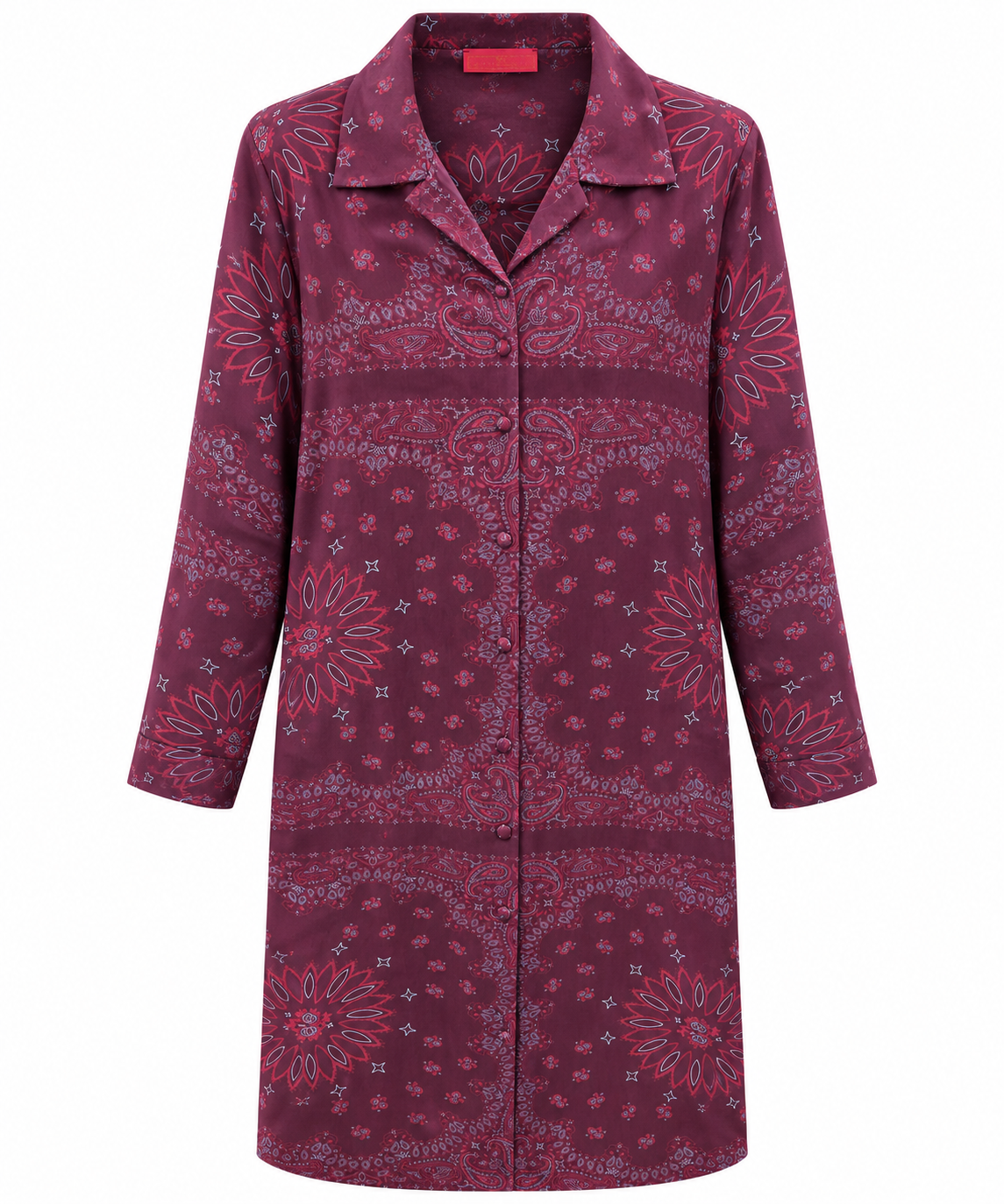 COAT SAGESSE BANDANA BURGUNDY MCL13599