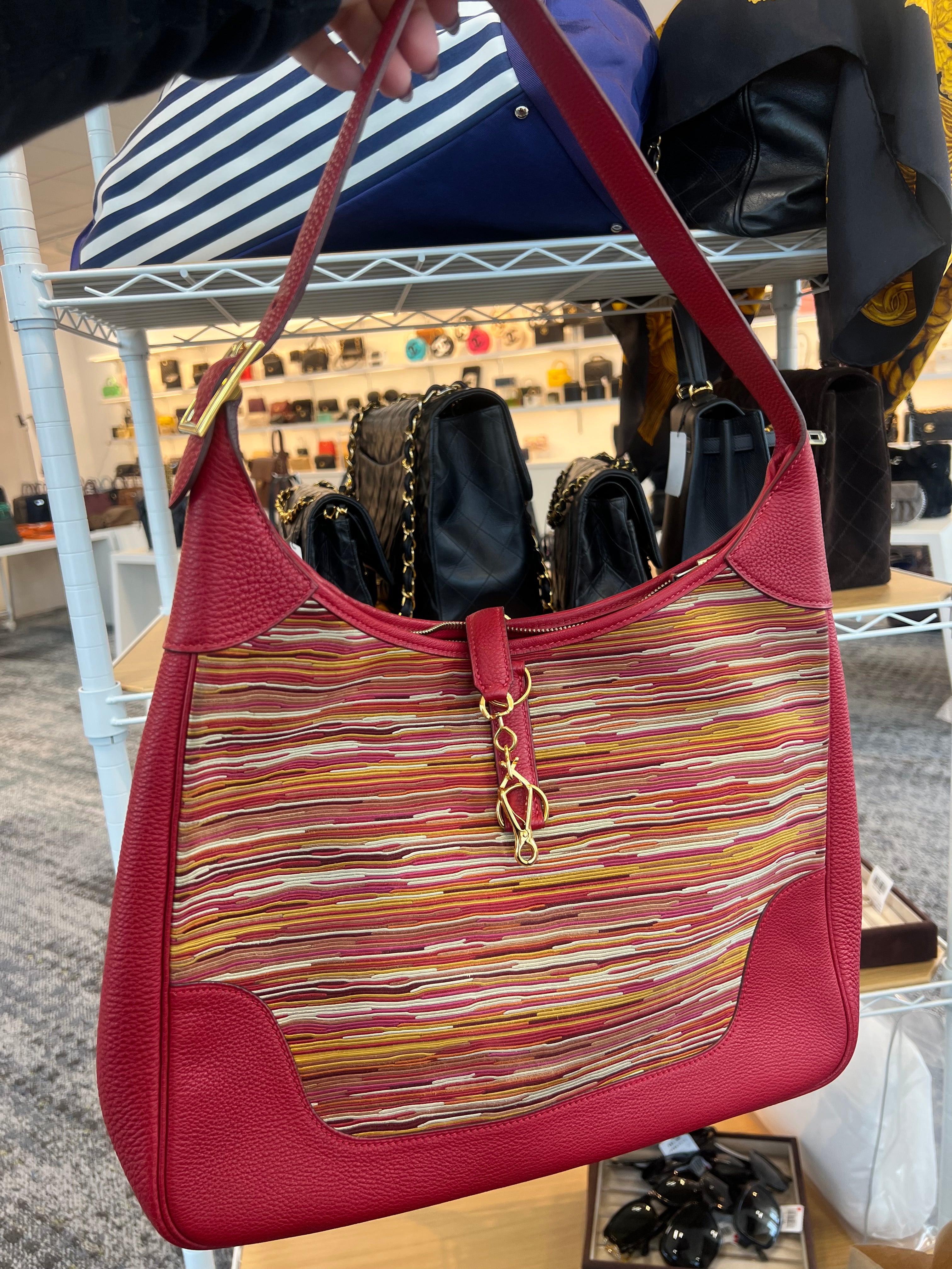 Hermes Trim 35 Vibrato Rouge vif