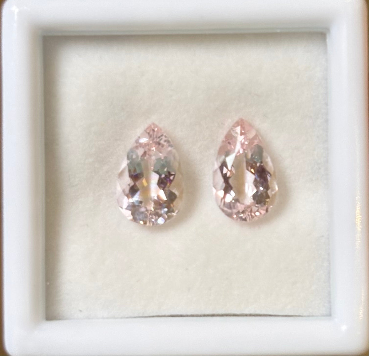 1.80ct Pink Morganite PAIR THAIC1005