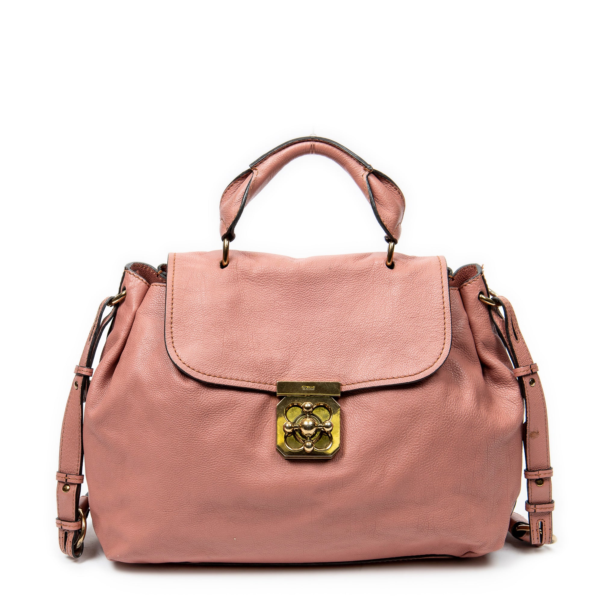 Chloé Pink Calf Leather Elsie Satchel ABC6652