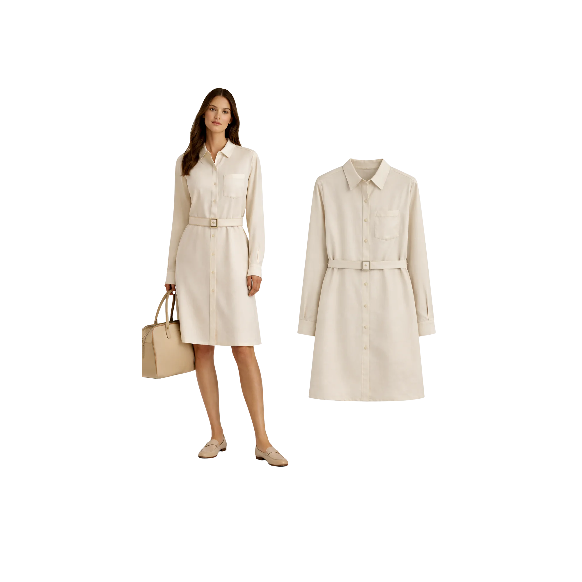 ABITO YARA MATT SILK DRESS (فستان)