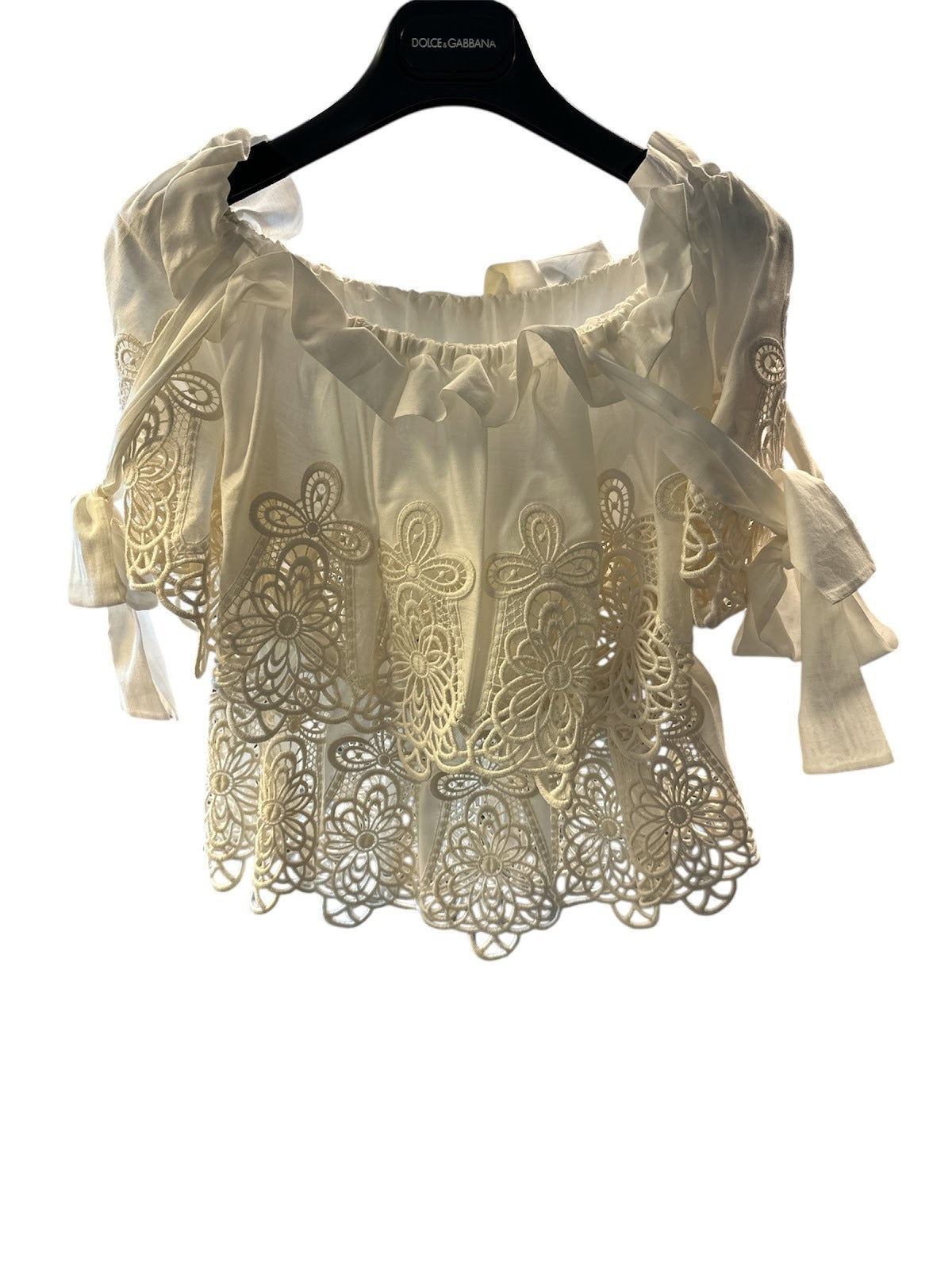 Dolce & Gabbana Short sleeve White Flora Design DG3222B