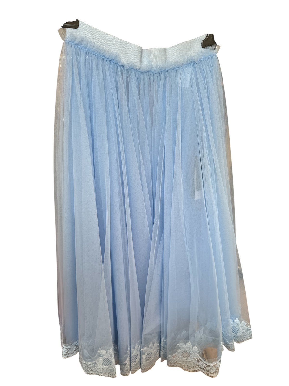 Dolce & Gabbana Sky Blue Lace Skirt DG9006B
