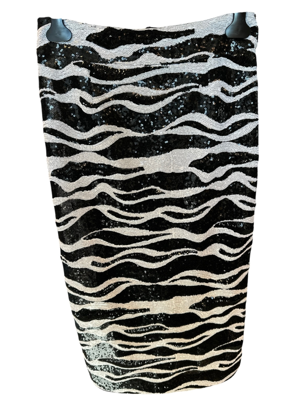 Dolce & Gabbana Black & White Zebra Pattern Skirt DG9009B